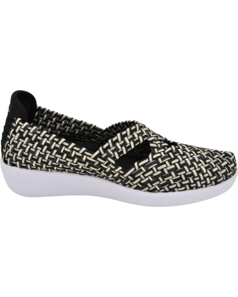Bailarinas de Mujer D`CUTILLAS DOCTOR CUTILLAS - ZAPATOS ESTILO MERCEDITAS PARA MUJER PLA NEGRO