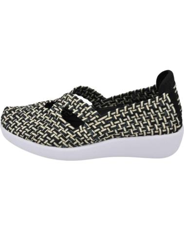 Bailarinas de Mujer D`CUTILLAS DOCTOR CUTILLAS - ZAPATOS ESTILO MERCEDITAS PARA MUJER PLA NEGRO