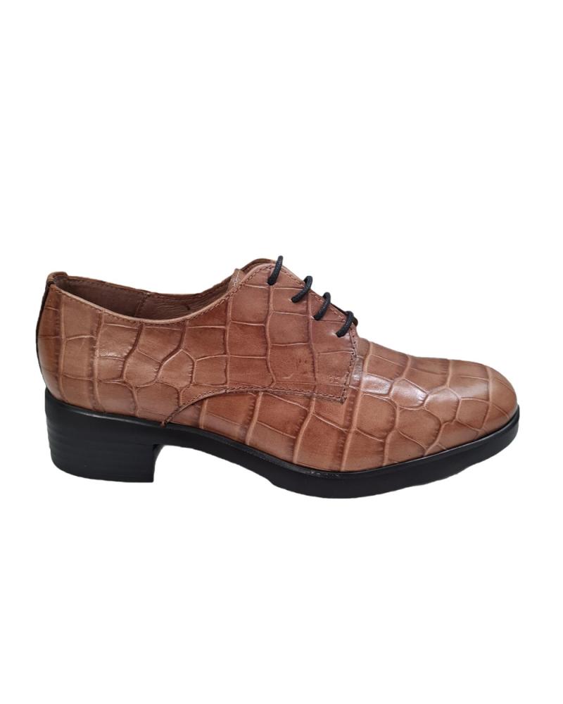 24 HORAS ZAPATOS CASUAL COCO DE PIEL TAUPE TAUPE