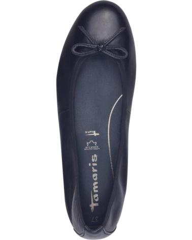 Ballerinas für Damen TAMARIS BAILARINA PIEL AZUL MARINO DE MUJER 805 NAVY