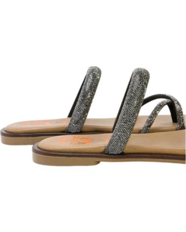 Sandálias de Mulher PORRONET SANDALIAS PLANAS 3008 MUJER PLATEADO PLOMO