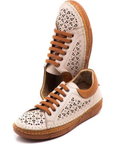 Chaussures 48 HORAS  pour Femme ZAPATO CONFORT PARA MUJER 3601 COLOR BEIG  BEIGE