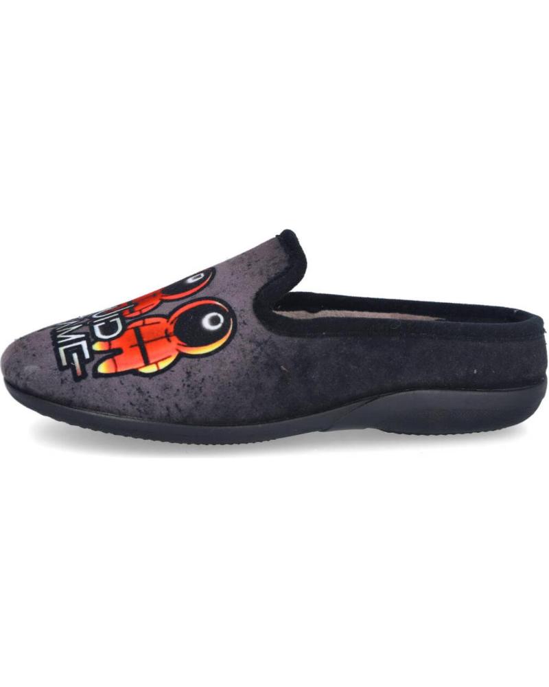 boy House slipers BUBBLE BOBBLE 300 ZAPATILLAS DE CASA NIÑO NEGRO