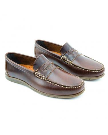 Man shoes L&R SHOES GENERICO - ZAPATOS MOCASINES HOMBRES  MARRON