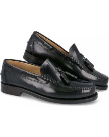 Zapatos de Hombre ESPIEL 24H ZAPATOS CASTELLANOS BORLAS NEGRO