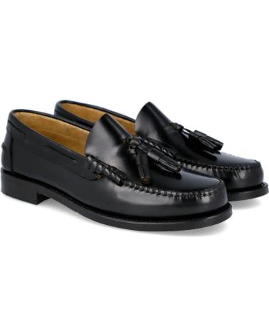 Zapatos de Hombre ESPIEL 24H ZAPATOS CASTELLANOS BORLAS NEGRO