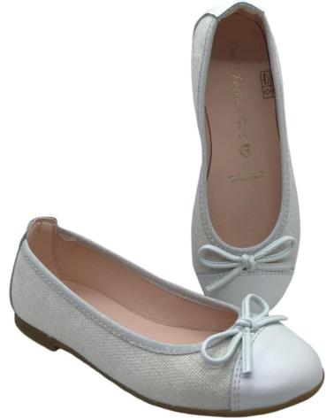 Schuhe PABLOSKY  für Mädchen MANOLETINA NINA 863208  BLANCO