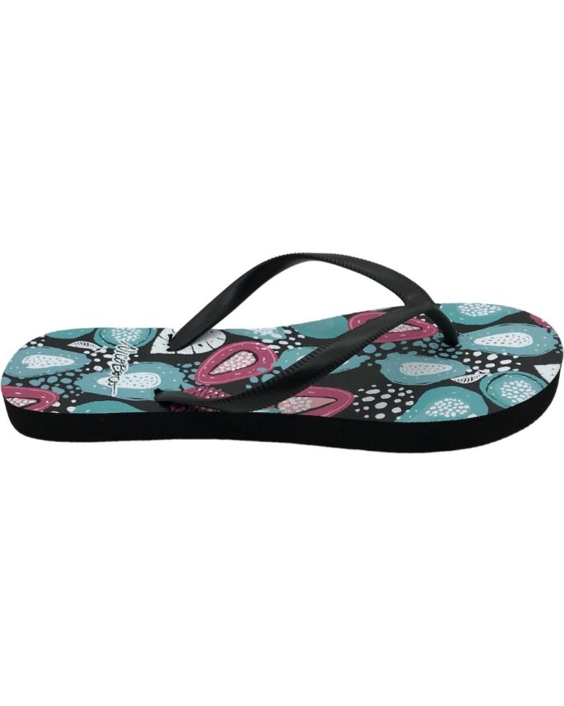 Chanclas NICOBOCO  de Mujer CHANCLA AGUA MUJER KRUNCH  NEGRO