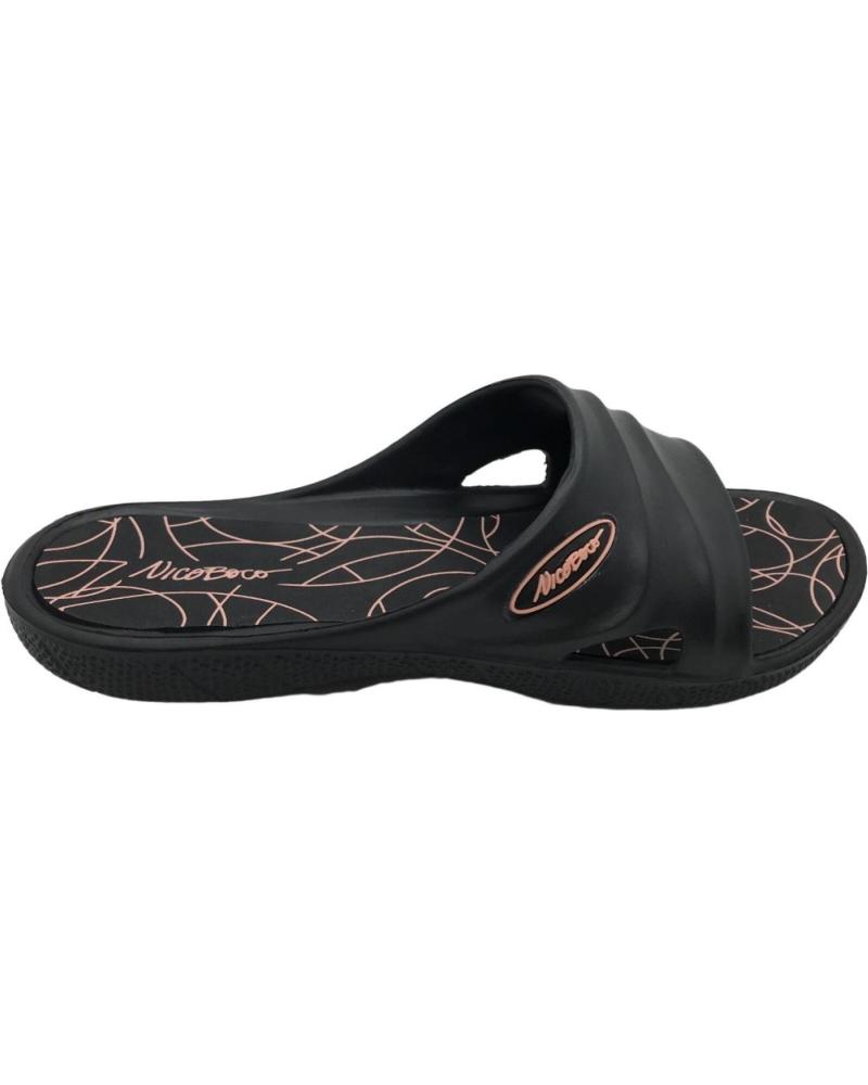Woman Flip flops NICOBOCO CHANCLA AGUA MUJER MINIA 23 38 403 NEGRO