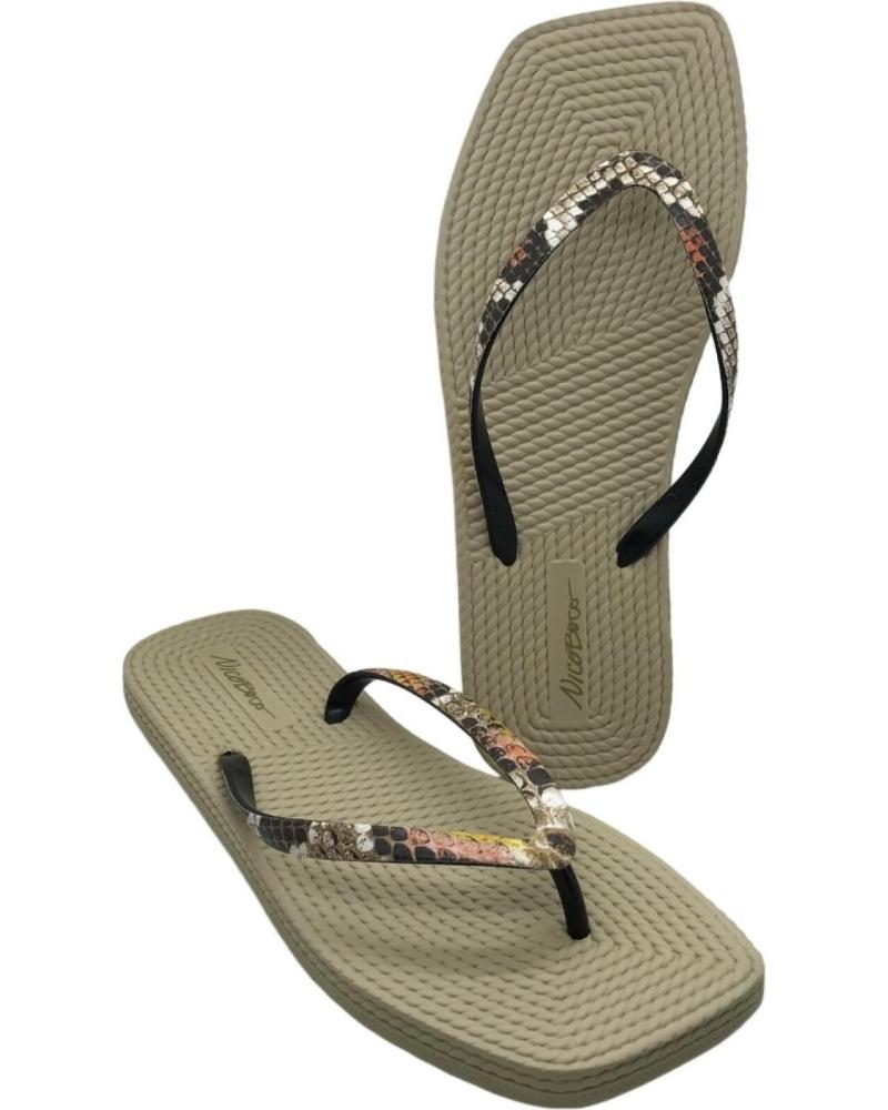 Flip Flops De Mujer NICOBOCO CHANCLA AGUA MUJER CELDA 38 426 BEIG