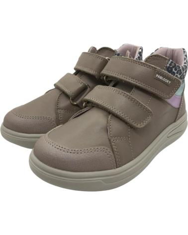 Schuhe PABLOSKY  für Mädchen BOTA PIEL NINA 033830  NUDE