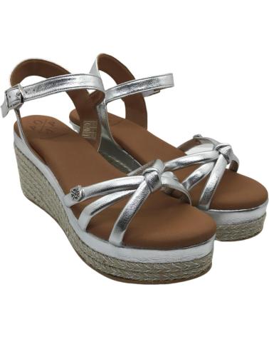 Woman Sandals POPA SANDALIA MUJER TAMPA PLATA