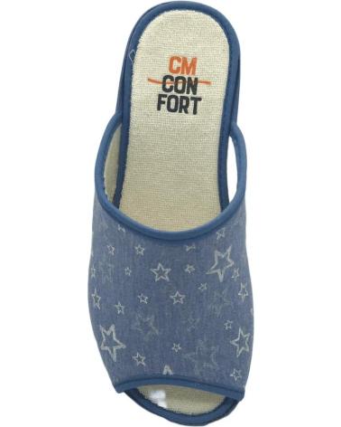 Calzado de casa de Mujer CMCONFORT ZAPATILLA CASA MUJER CM CONFORT 20243 CELESTE