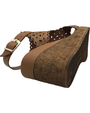 Sandalias de Mujer TOP3 SANDALIA CUNA MUJER 23401 CUERO