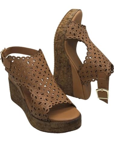 Sandalias de Mujer TOP3 SANDALIA CUNA MUJER 23401 CUERO