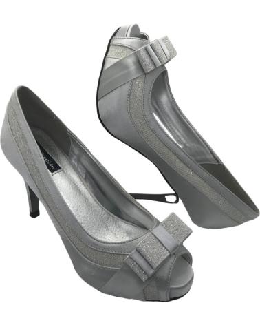 Zapatos de tacón OTRAS MARCAS  per Donna SANDALIA FIESTA MUJER JACLIN J0107P  PLATA