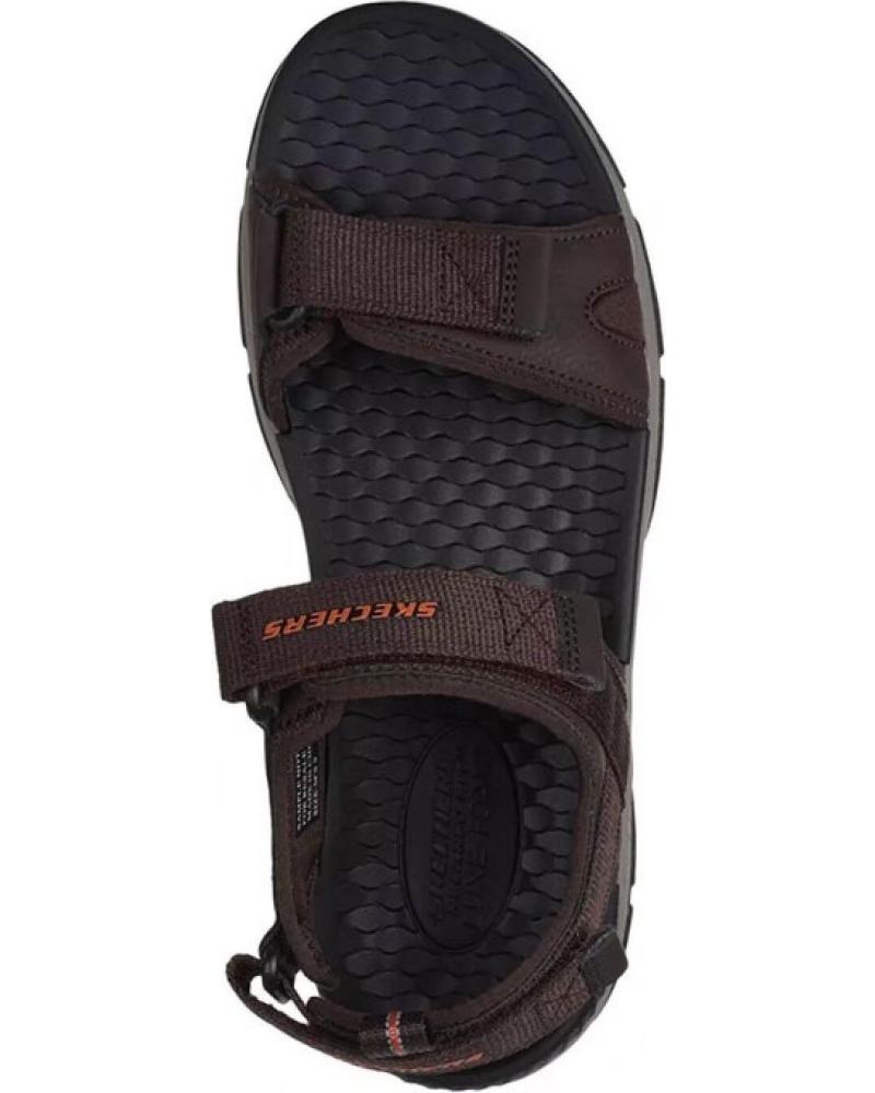 skechers sandals hombre marron