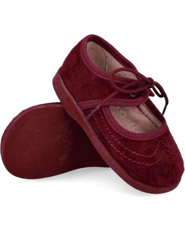 BUBBLE BOBBLE ANGELITOS 115 - CALZADO BURDEOS CON CORDONES BURDEOS