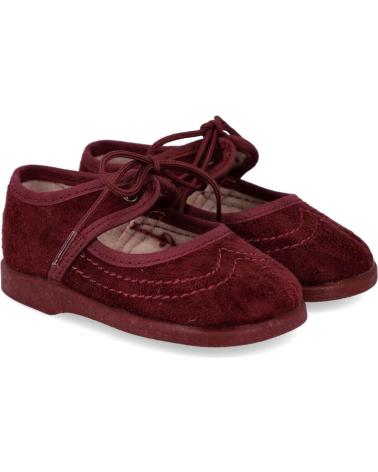 BUBBLE BOBBLE ANGELITOS 115 - CALZADO BURDEOS CON CORDONES BURDEOS