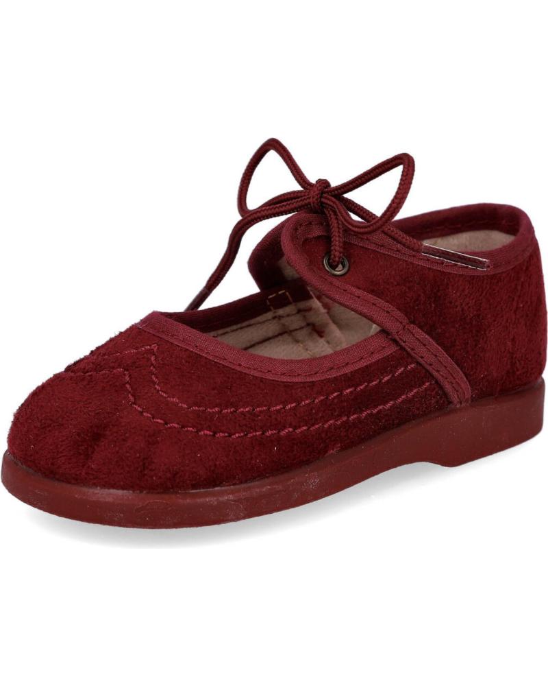 BUBBLE BOBBLE ANGELITOS 115 - CALZADO BURDEOS CON CORDONES BURDEOS