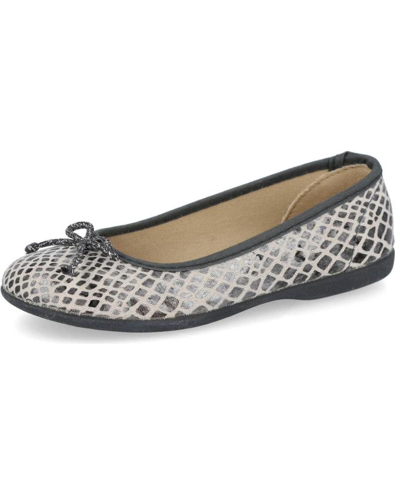 Zapatos ANDREA RUIZ  de Niña 701-547 BAILARINAS NIÑA  GRIS