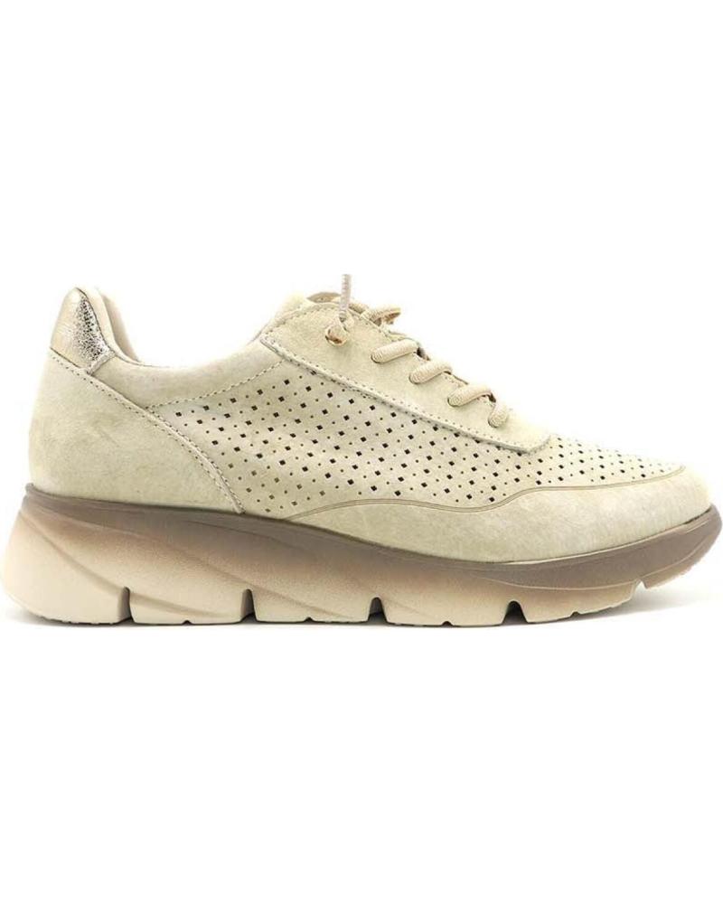 Sportschuhe OTRAS MARCAS für Damen DEPORTIVO CALADO KHLOE 184 TAUPE Sportschuhe OTRAS MARCAS für Damen DEPORTIVO CALADO KHLOE 184 TAUPE