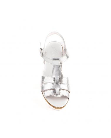 Sandalias LA VIDA ROSA  de Mujer SANDALIA CUNA PLATA  PLATA