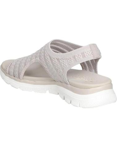 Sandali per Donna SKECHERS SANDALIAS PLANAS 119479 MUJER GRIS