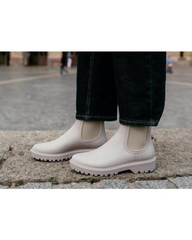 BOTINES DE AGUA IGOR TRAK MATE MC MARFIL ELÁSTICOS PARA MUJER MARFIL