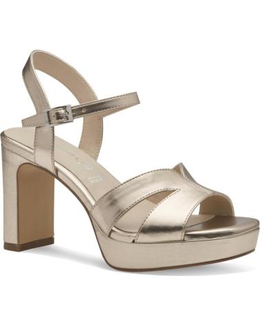 Woman Sandals TAMARIS SANDALIA DE TIRAS ANTE NEGRO TACON ALTO PARA MUJER DE TAMAR 933 LIGHT GOLD