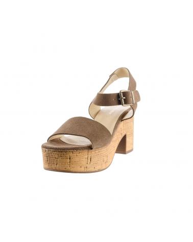 Sandalias LA VIDA ROSA  de Mujer SANDALIA TACON CAMEL  CAMEL