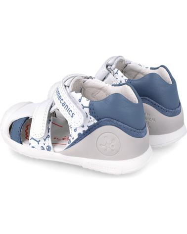 boy Infant BIOMECANICS SANDALIAS PRIMEROS PASOS 242127 ESTAMPADO  BLANCO