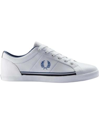 Man Zapatillas deporte FRED PERRY B4331 T65 BASELINE PERF LEATHER  WHITE