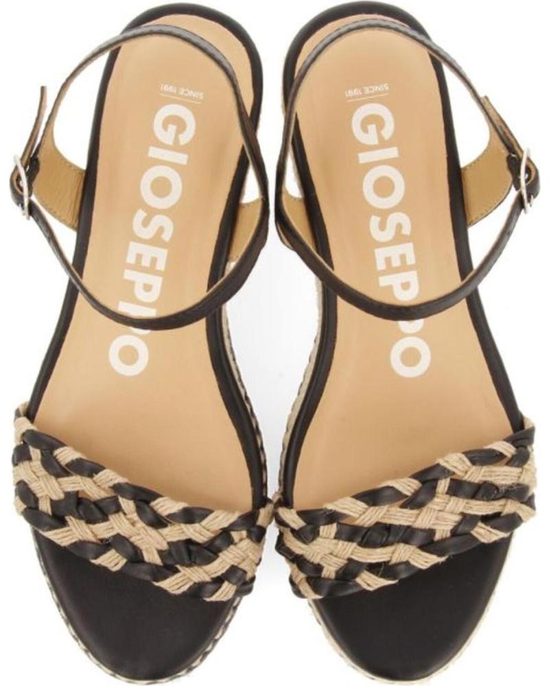 Sandalias De Mujer GIOSEPPO SANDALIAS DE PIEL CON TRENZADO BICOLOR