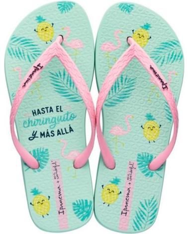 Chanclas de Niña IPANEMA 83079 CHANCLAS DE PLAYA PARA NIÑA VERDE