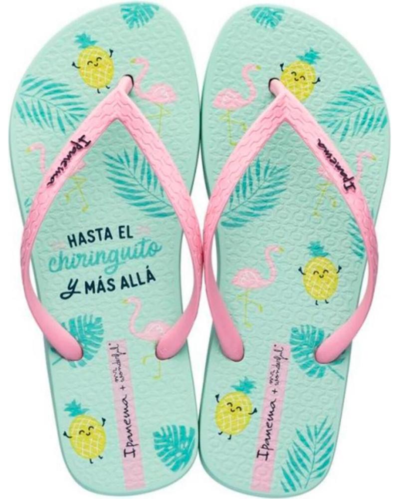 Chanclas de Niña IPANEMA 83079 CHANCLAS DE PLAYA PARA NIÑA VERDE