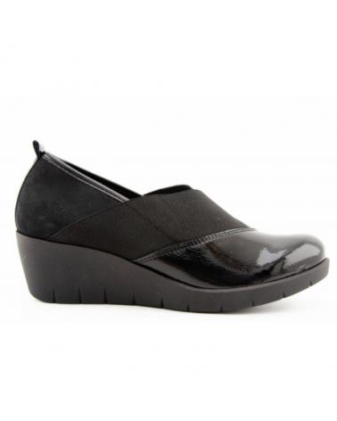 Zapatos de cuña MOMEN  de Mujer ZAPATOS CUNA MUJER  NEGRO