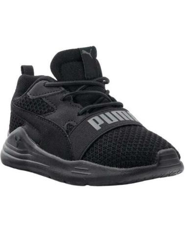 Deportivas PUMA  de Niña y Niño ZAPATILLAS WIRED  NEGRO