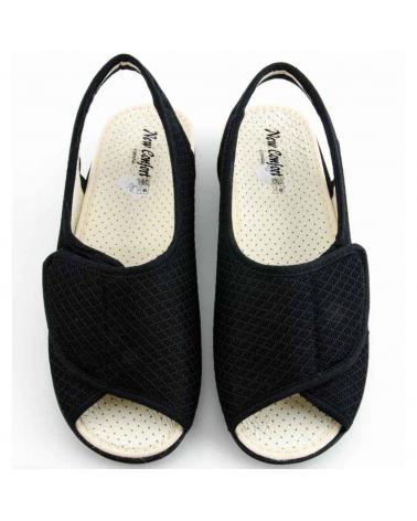 Pantofole CUMBRES  per Donna 1005-2 ZAPATILLAS DE CASA PARA MUJER  NEGRO