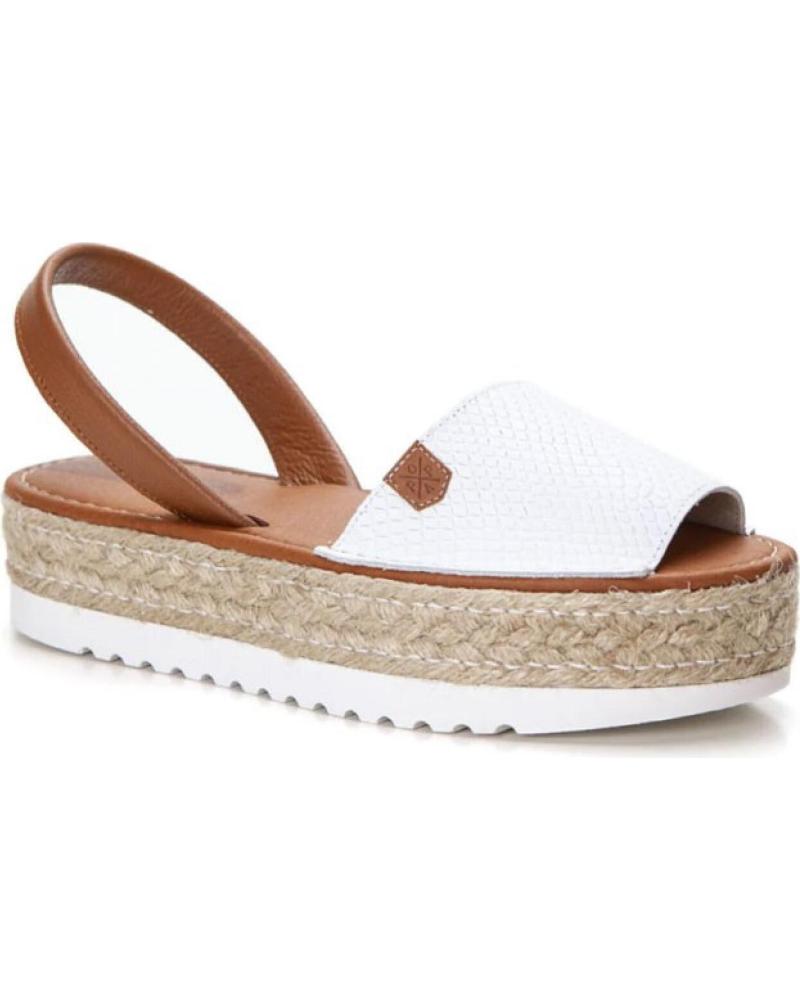 Sandali per Donna POPA SANDALIAS PLANAS SAONA MUJER BLANCO