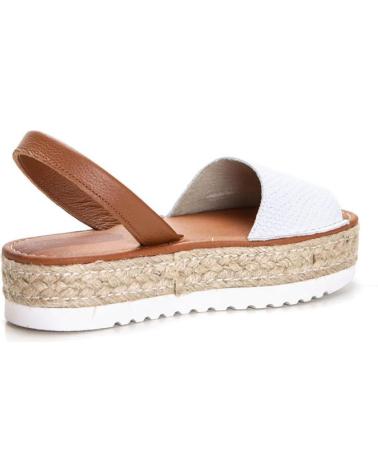 Sandali per Donna POPA SANDALIAS PLANAS SAONA MUJER BLANCO