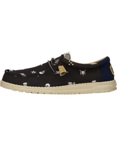 Chaussures HEY DUDE  pour Homme HOMBRE MOCASINES WALLY STARS N SKULLS PRINT  NEGRO