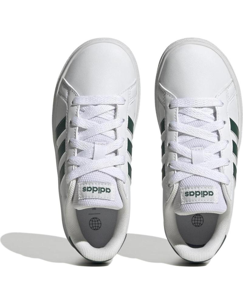 Lace Up Tenis Blancos Para NiÃ±os Adidas Adidas Advantage Adidas