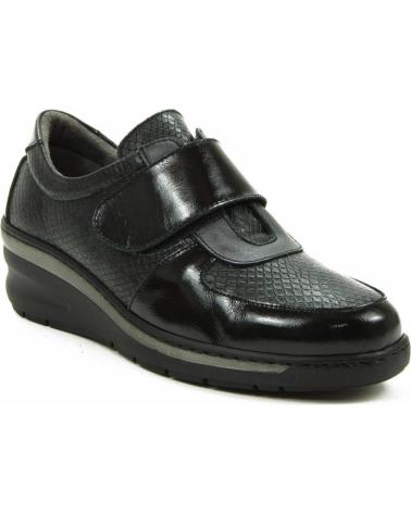 Chaussures NOTTON  pour Femme ZAPATOS MUJER VELCRO 1459  NEGRO