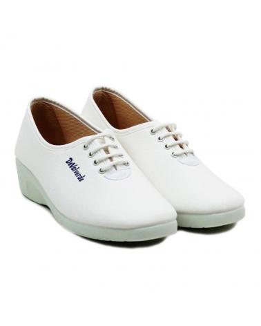 Woman House slipers DEVALVERDE 792 ZAPATILLA DE CORDON  BLANCO