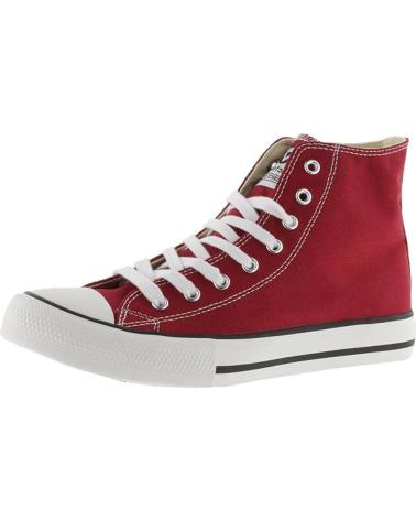 VICTORIA TRIBU BOTIN LONA CARMIN RED