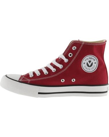 VICTORIA TRIBU BOTIN LONA CARMIN RED