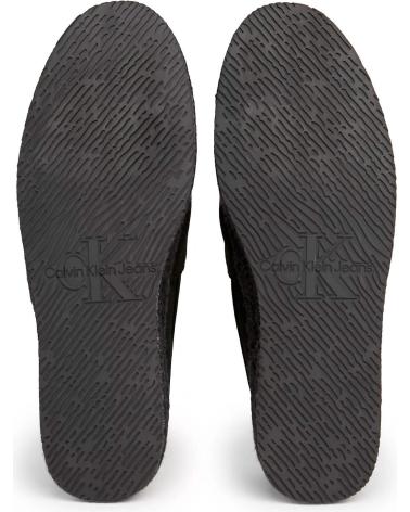 Sapatos de Homem CALVIN KLEIN ALPARGATAS ESPADRILLE SLIPON ML NEGRO