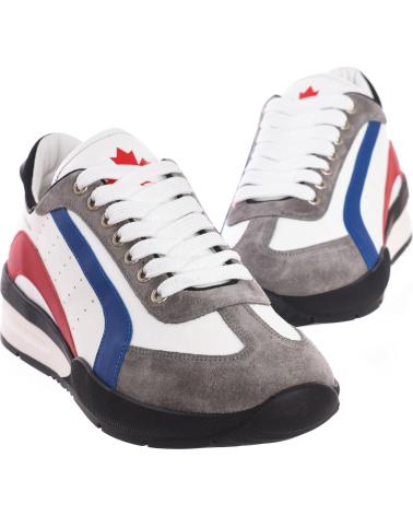 Zapatillas deporte de Hombre DSQUARED2 ZAPATILLAS DEPORTIVAS ORIGINAL LEGEND SNM0262-13220001 HOMBR BLANCO-GRIS