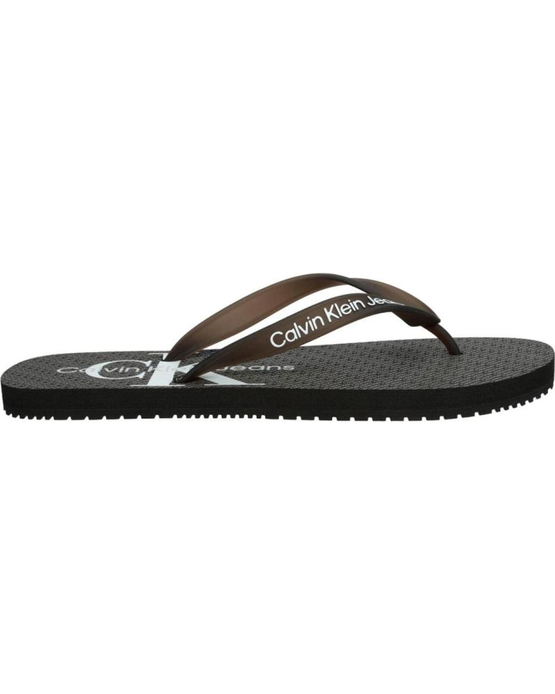 Chanclas CALVIN KLEIN  de Hombre YM0YM00952 0GM  NEGRO